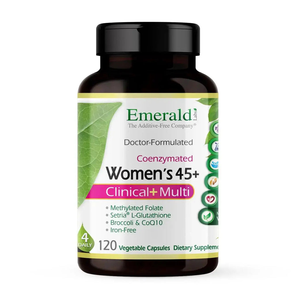 Emerald Labs Women's 45+ Clinical Multi - Multivitamin for Comprehensive Support, Bone & Heart Health* - Designed for Women 45+ Emerald Laboratories Au supplements
