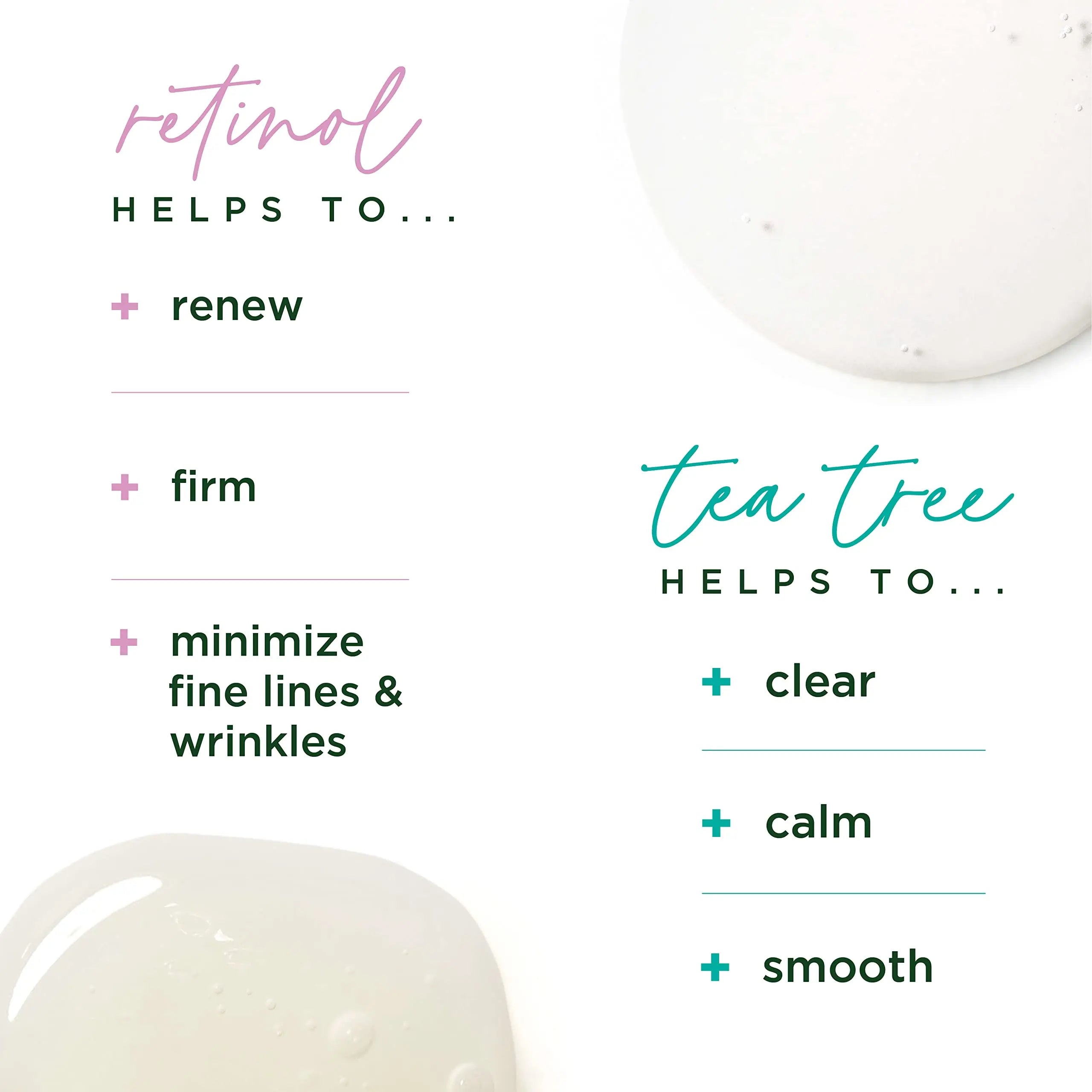 Tree of Life Retinol Serum & Tea Tree Serum for Face - Skin Care Duo Tree of Life Beauty Au supplements