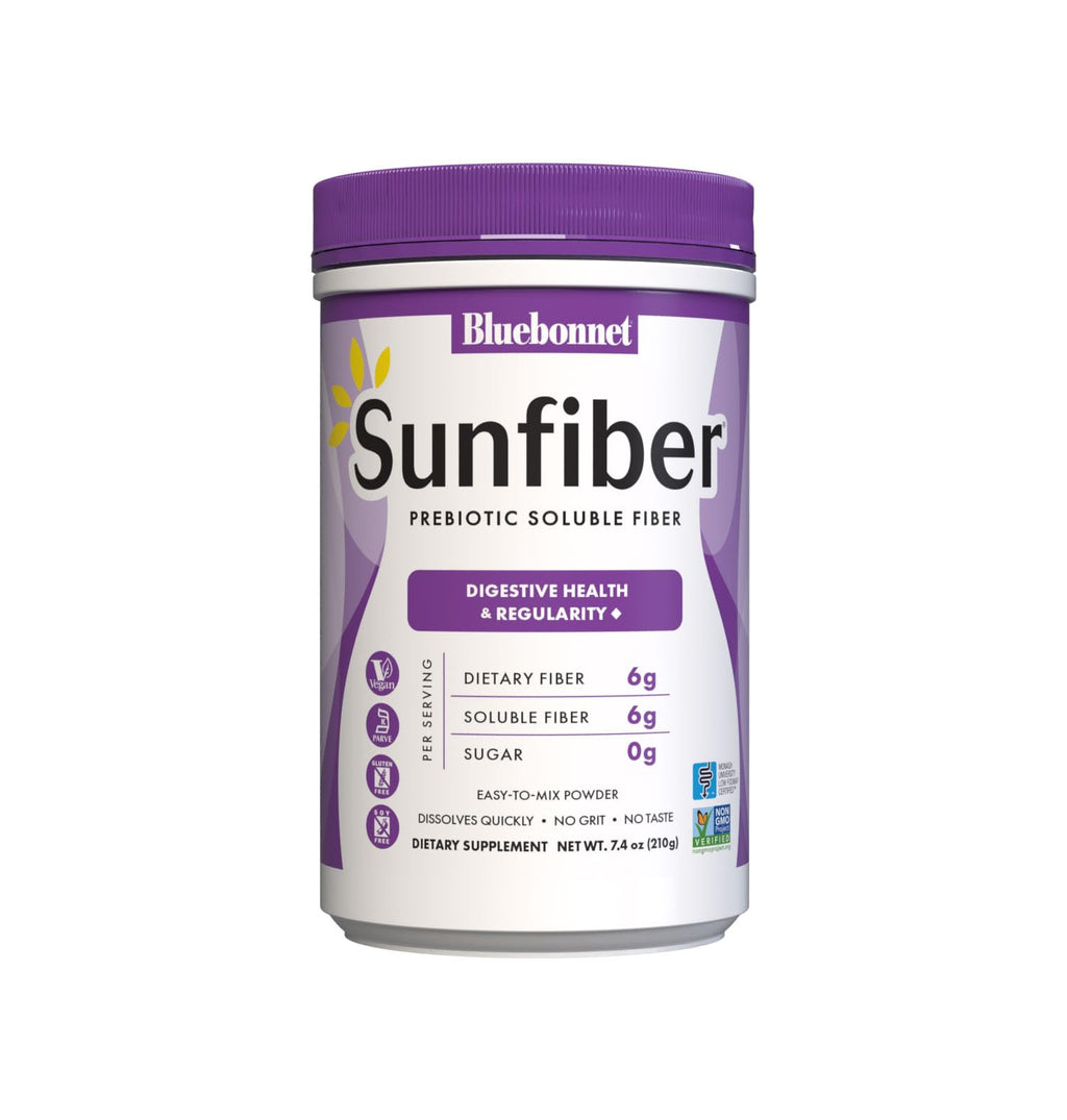 BlueBonnet Nutrition Sunfiber – 6 g of Plant Based Prebiotic Soluble Fiber – Supports Digestive Health* - Instant Dissolve – Non-GMO, Vegan, Kosher