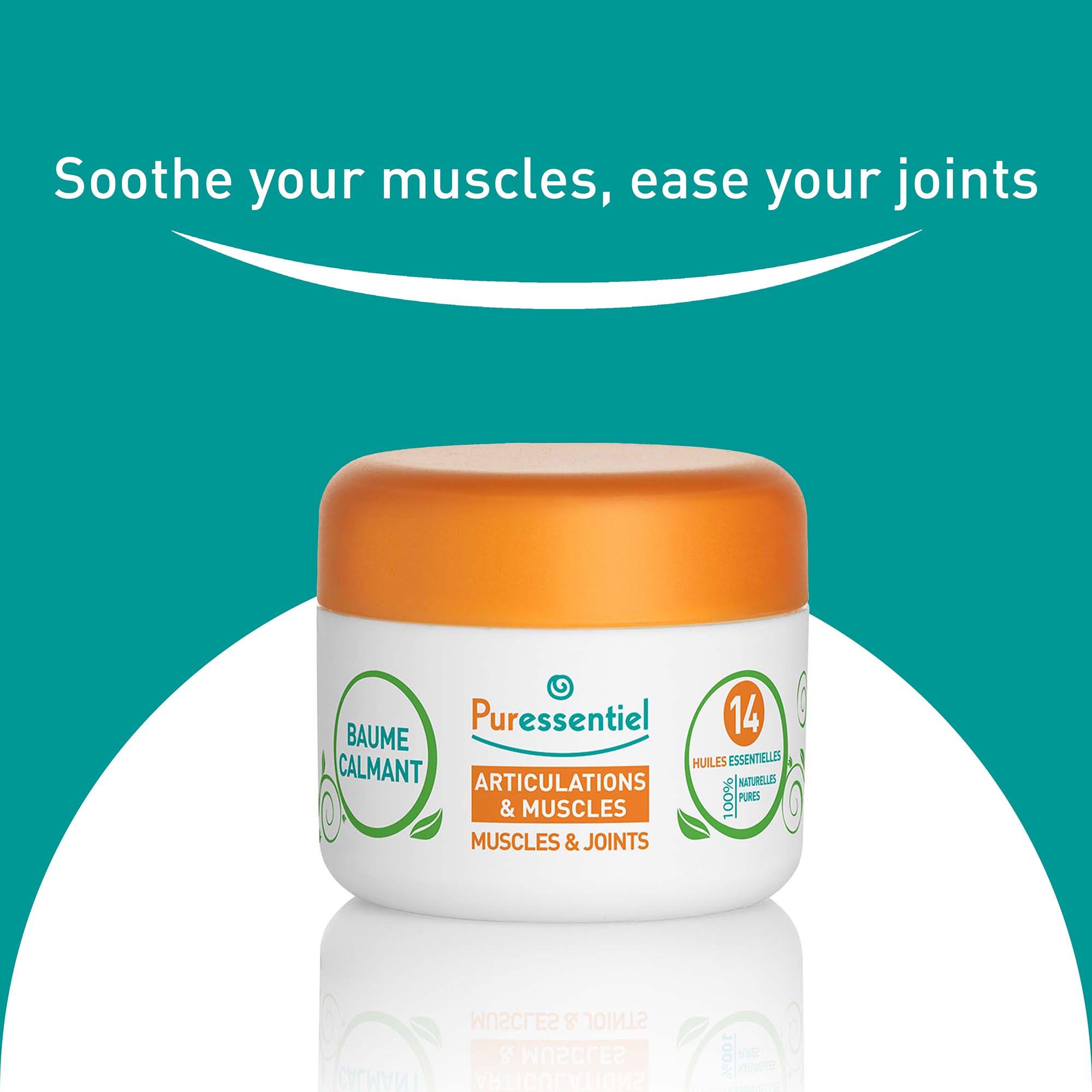 Puressentiel Muscle and Joints Balm - Essential Oil and Shea Butter Balm for Back and Neck Massage - Dye-Free, No Preservatives - 1.01 oz Puressentiel Au supplements