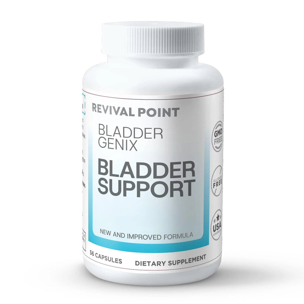 Bladdergenix Bladder Control Supplement for Women and Men – Natural Urinary Urgency & Frequency Support – Crataeva Nurvala & Lindera Aggregata Herbal Blend for Bladder Health – 56 Capsules Revival Point Au supplements