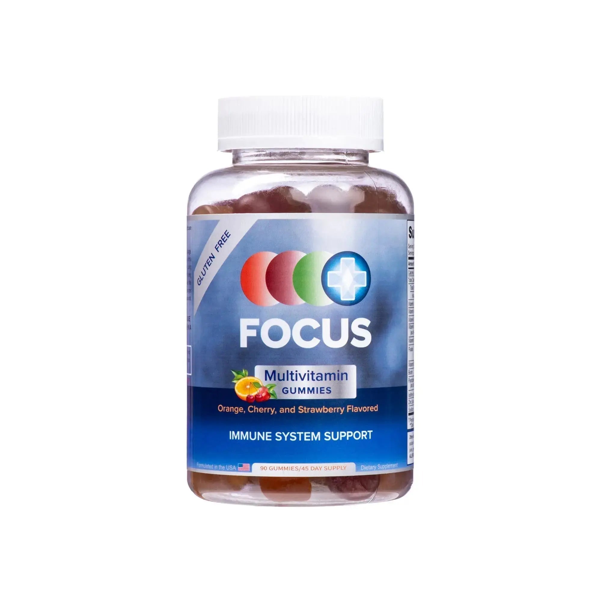 Focus Multivitamin Gummies | Flavored Vitamin Supplement | Boost Energy Levels | Support Overall Health | Daily Dietary Vitamin | Focus Vision Supplements Au supplements