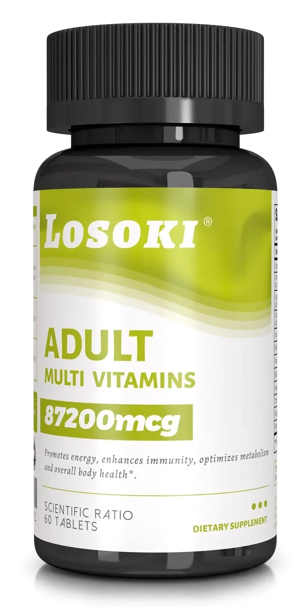 Losoki Adult Multi Vitamins - Comprehensive Daily Multivitamin Supplement for Men and Women - 60 Tablets for Enhanced Energy Losoki Au supplements
