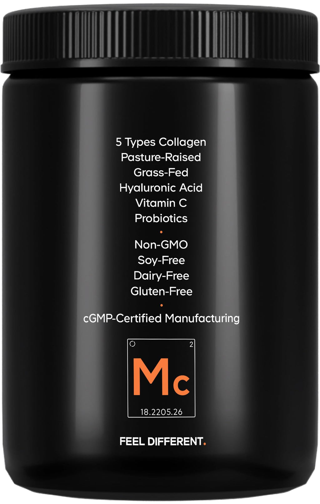 Codeage Multi Collagen Peptides Powder + Probiotics Black Edition, Vitamin C, Hyaluronic Acid Powder Supplement, Grass-Fed, Hydrolyzed, Zero Carbs, Type I, II, III, V & X, Unflavored, 10.58oz Codeage Au supplements