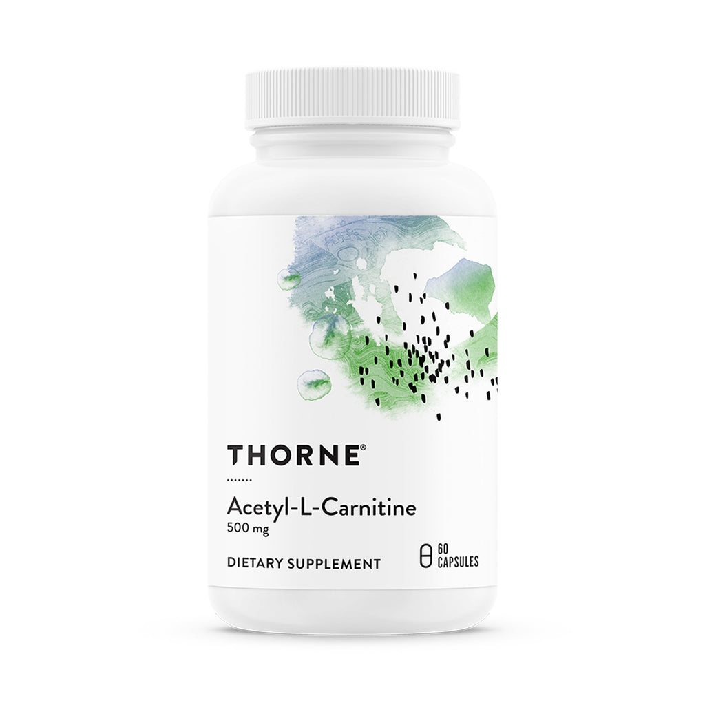 THORNE - Acetyl-L-Carnitine - 500 mg - Supports Brain Function & Healthy Nerve Sensations in The Hands & Feet* - Gluten, Dairy & Soy-Free - 60 Capsules THORNE Au supplements