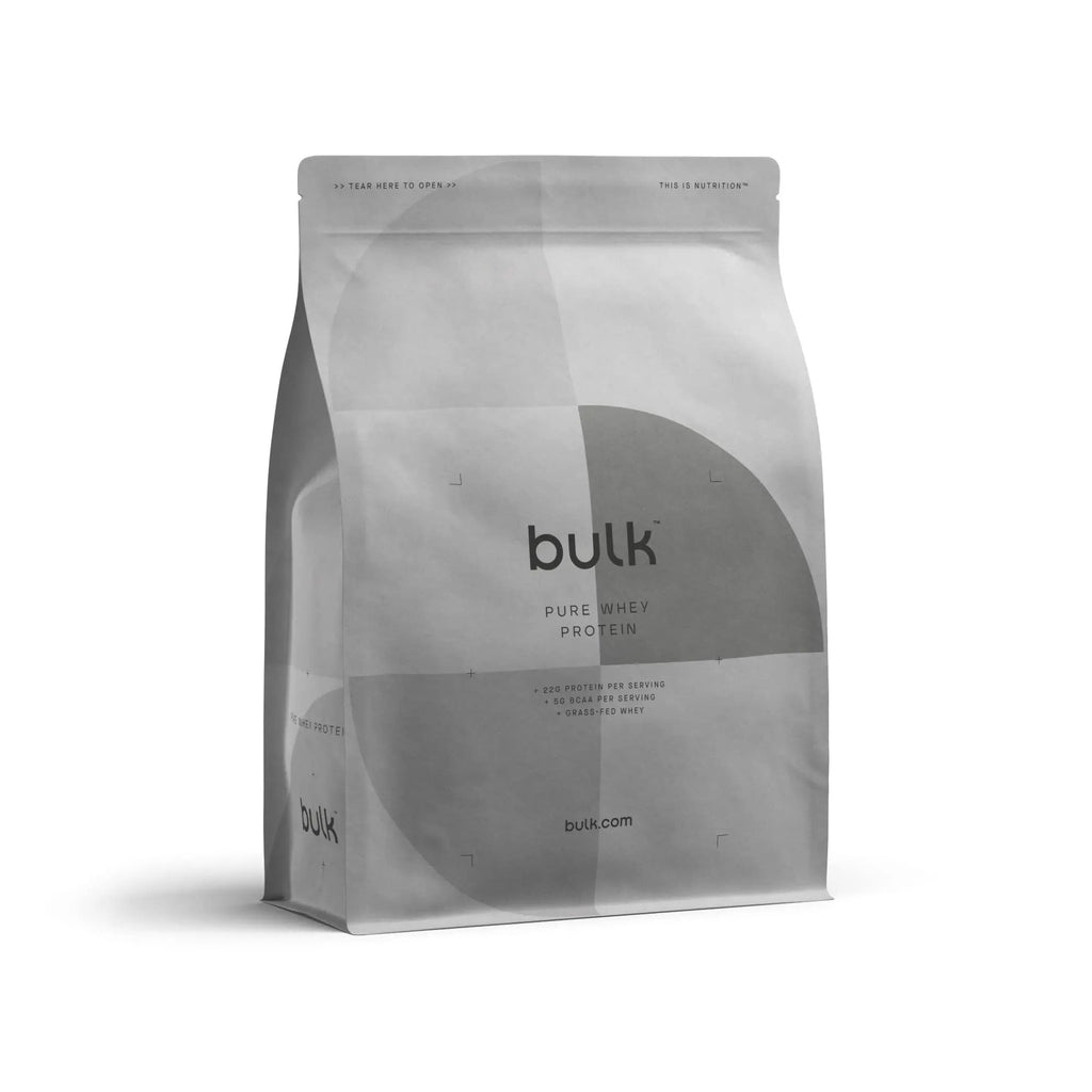 Bulk Pure Whey Protein Powder Shake, Raspberry, 500 g, Packaging May Vary Bulk Au supplements