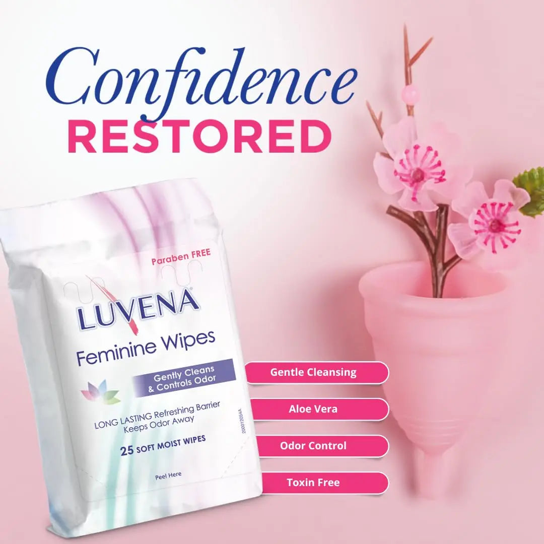 Luvena Feminine Wipes - Soft Wet Wipes for Women - Refresh & Resist Odor - Gynecologist Tested LUVENA Au supplements