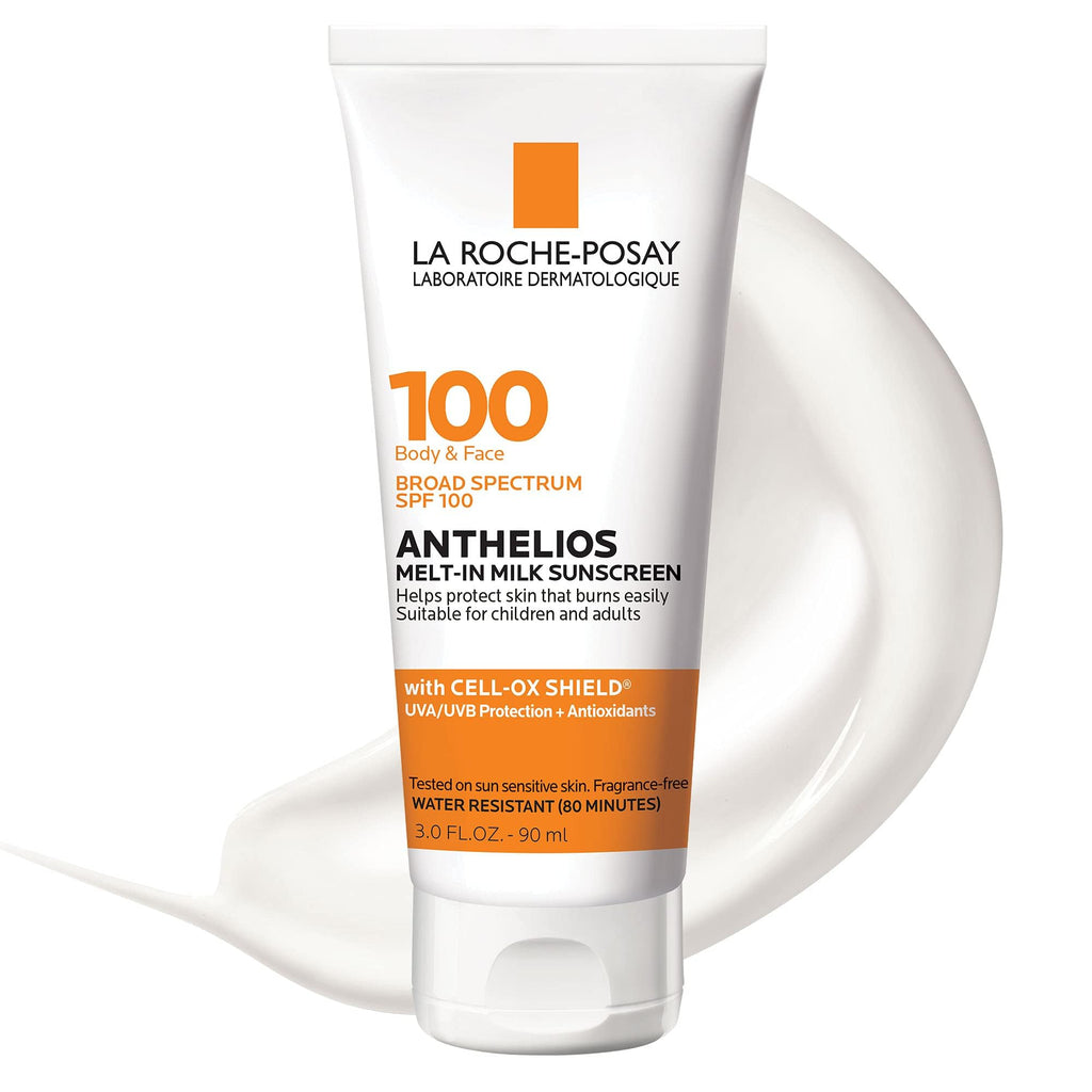 La Roche-Posay Anthelios Melt-In Milk Sunscreen SPF 100, Sunscreen For Body & Face