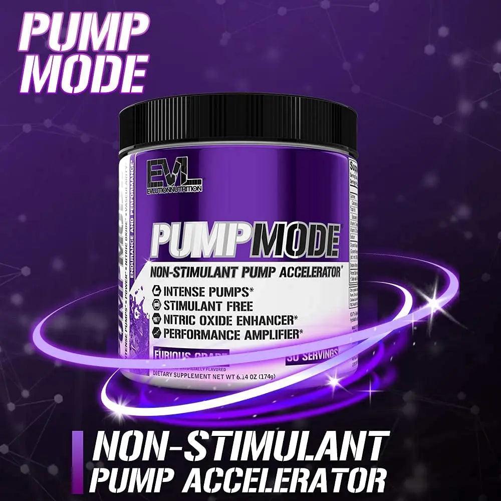 EVL PumpMode Nitric Oxide Supplement - Nitric Oxide Booster Pump Pre Workout Powder Evlution Au supplements