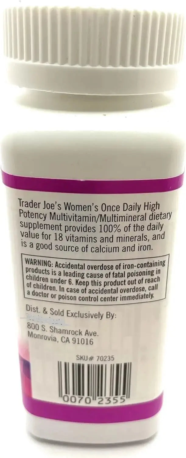 Womens Once Gluten Free Daily High Potency Multivitamin & Multimineral Supplement 60 Tablets - (Pack of 1) Aus Healthcare Au supplements