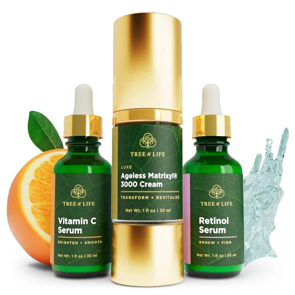 Tree of Life Rejuvenation Pack with Vitamin C Serum + Retinol Serum Tree of Life Beauty Au supplements