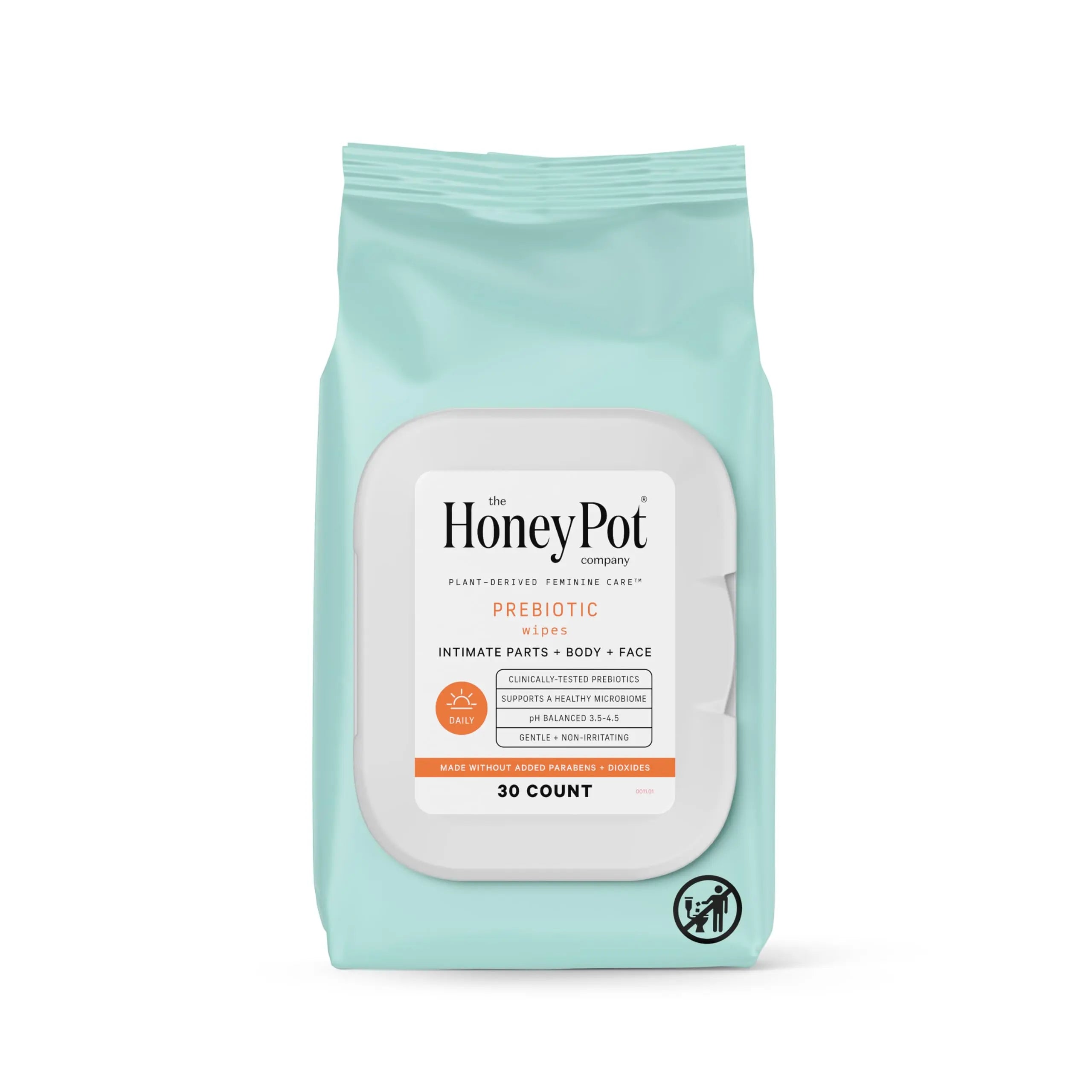 The Honey Pot Company - Prebiotic Feminine Wipes - Herbal Infused Feminine Hygiene Wipes The Honey Pot Company Au supplements