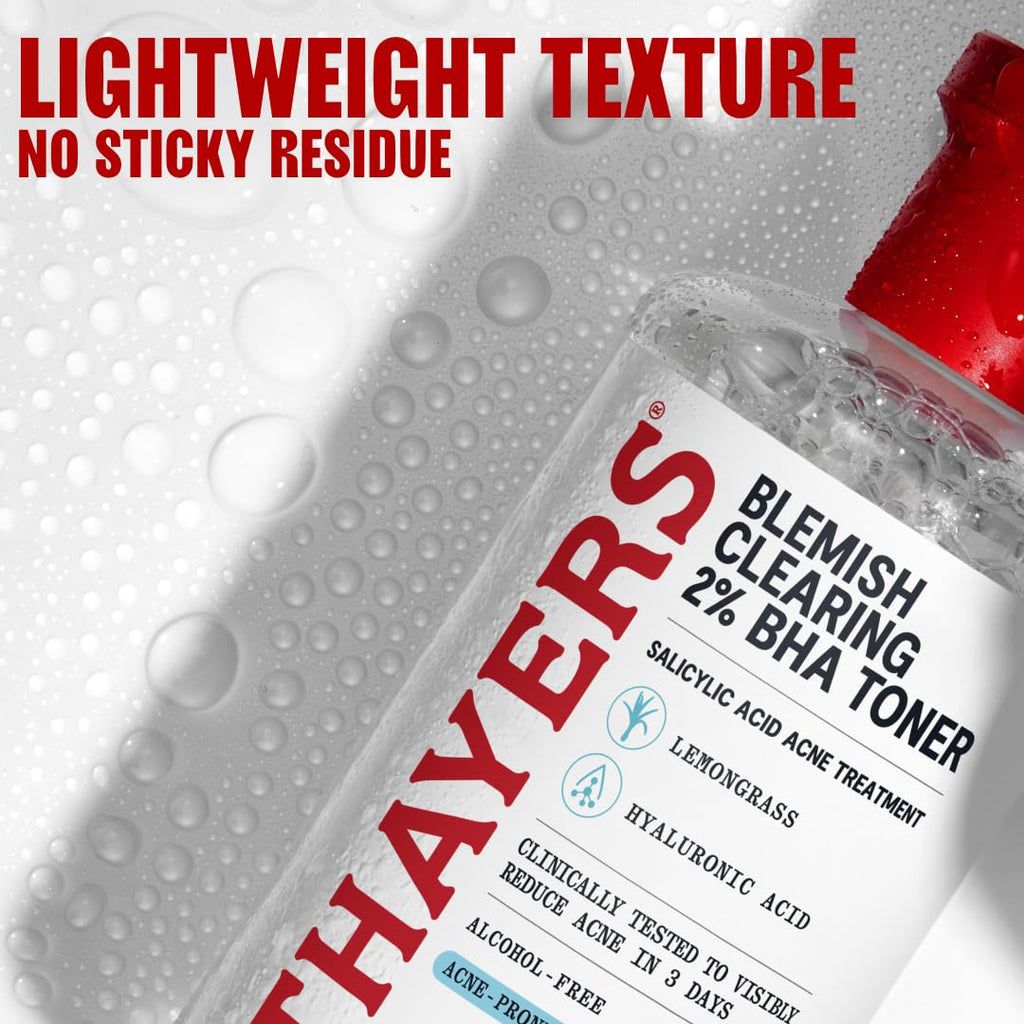 Thayers Blemish Clearing Salicylic Acid Toner, Acne Treatment Face Toner with 2% Salicylic Acid