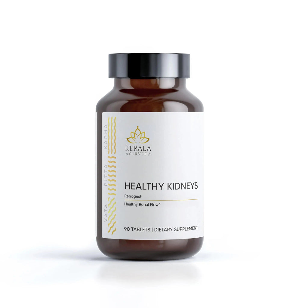 Kerala Ayurveda Healthy Kidney Herbal Tablets | Support Normal Kidney Function and Health | Kidney and Bladder Support | Urinary System Support - 90 Count Kerala Ayurveda Au supplements
