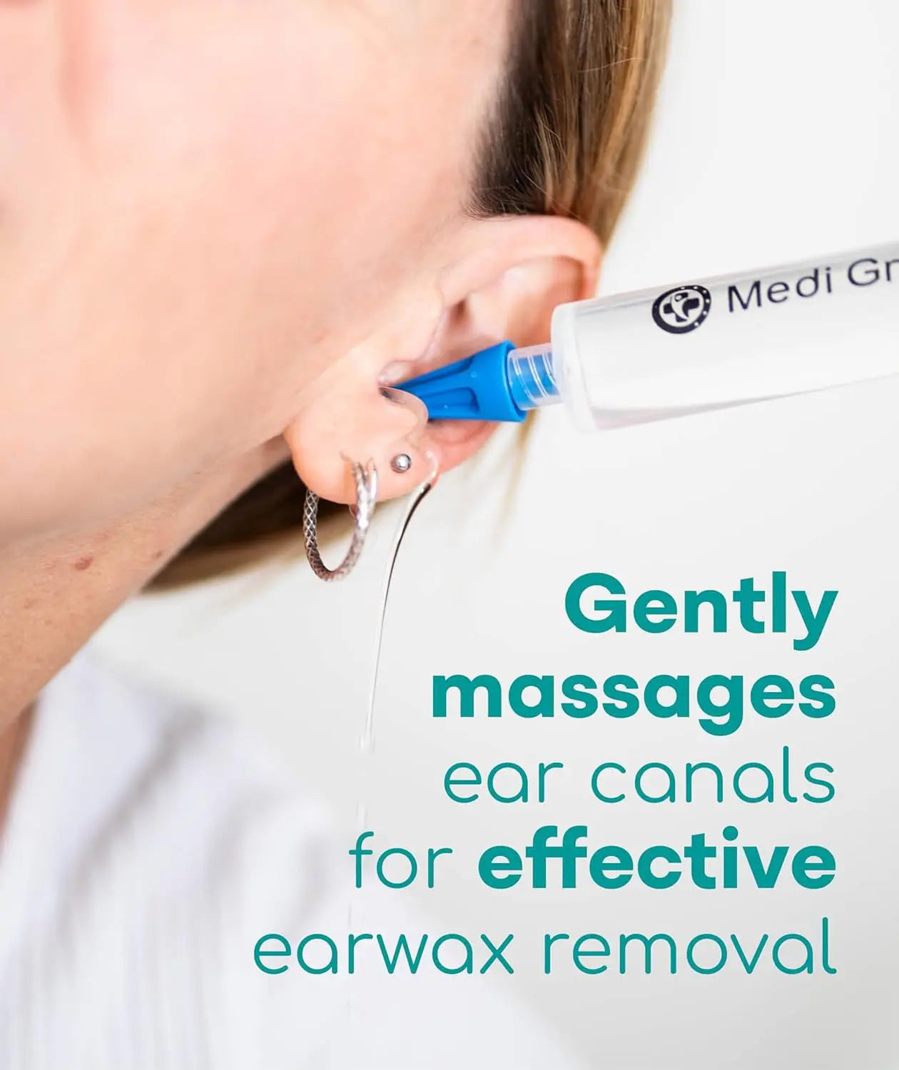 Medi Grade Ear Syringe Ear Wax Removal Kit with 3 Quad-stream Tips Medi Grade Au supplements