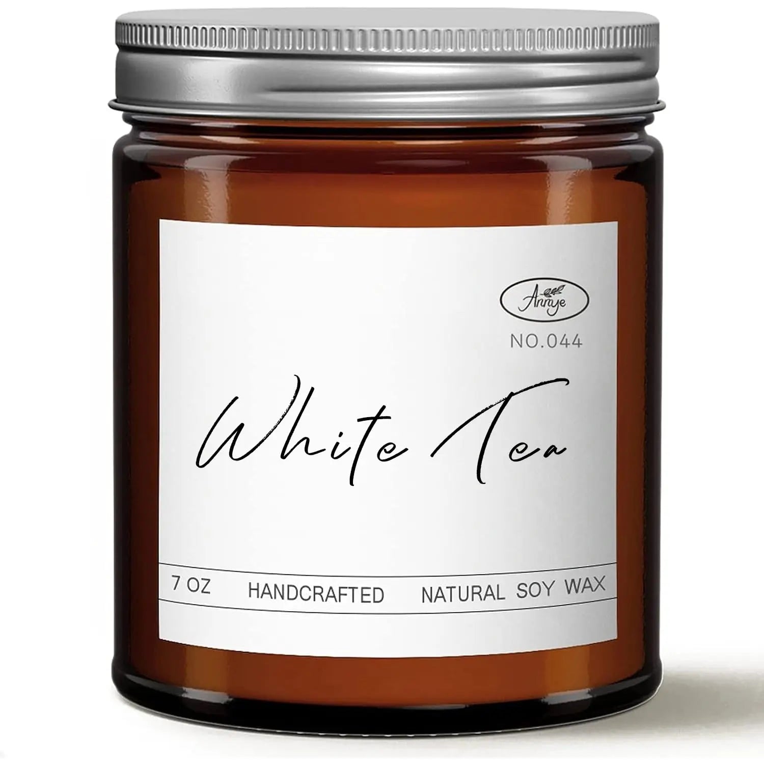 Annye White Tea Scented Candles, Organic Soy Candle for Home Scented, Hand-Poured Jar Candle Annye Au supplements
