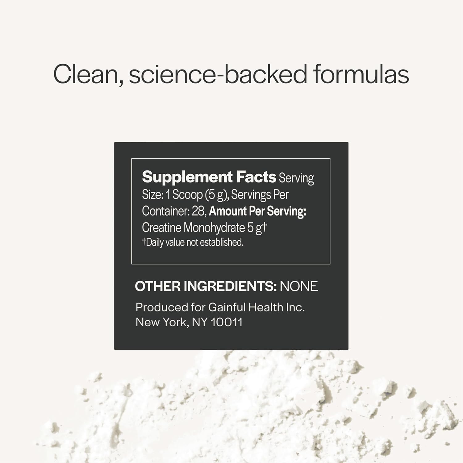 Gainful Creatine Powder, Post Workout Amino Acid Supplement, Muscle, Energy & Focus Support, 5g Creatine Monohydrate, Unflavored, 60 Servings Gainful Au supplements