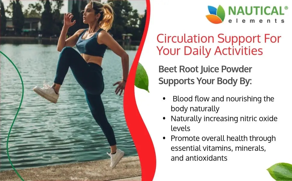 Beet Juice Powder Organic - Cold Pressed - 20:1 Concentrate - Concentrated Beet Root Nautical Elements Au supplements