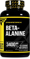 Primaforce Beta Alanine Capsules 3,400mg, 180 Capsules (45 Servings) - Potent Beta Primaforce Au supplements