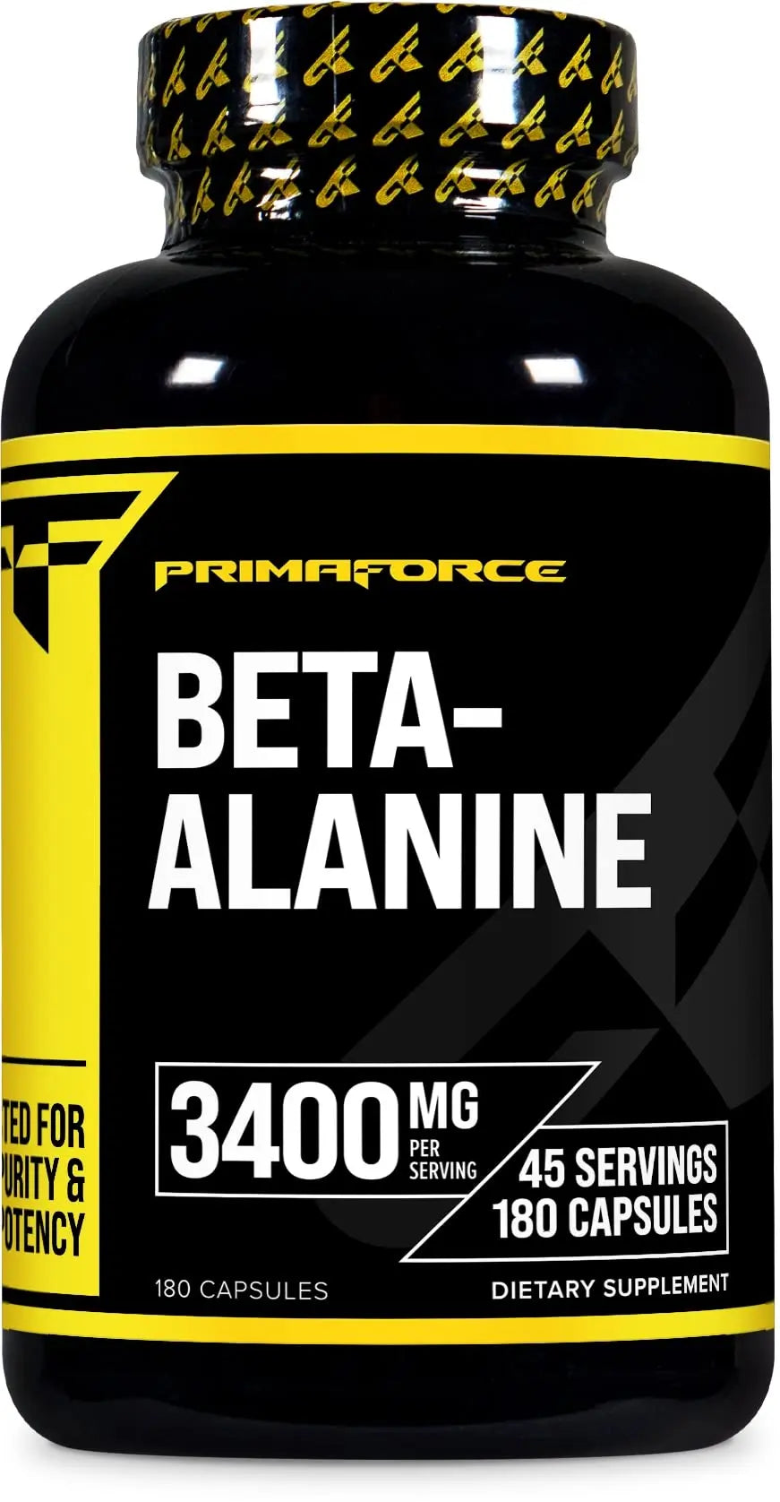 Primaforce Beta Alanine Capsules 3,400mg, 180 Capsules (45 Servings) - Potent Beta Primaforce Au supplements