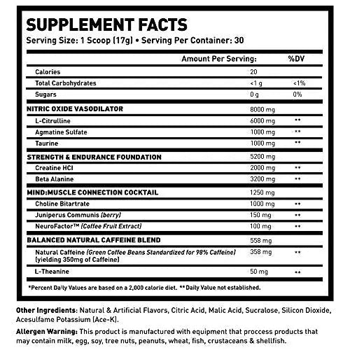 Man Sports Game Day Pre-Workout Supplement - Taurine - Creatine HCL - 30 Servings MAN Metabolic Augmenting Nutrition Au supplements