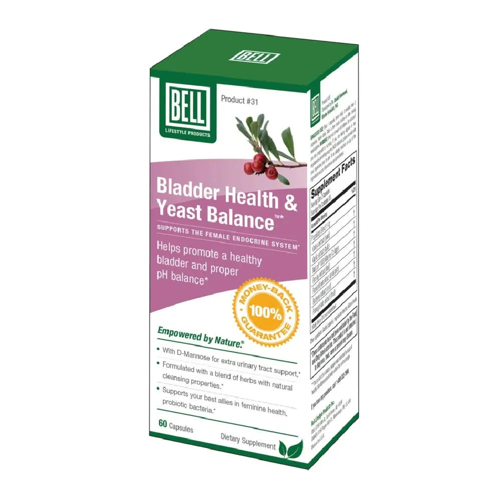 Bell Lifestyle Products Bladder Health & Yeast Balance | 60 Capsules Bell Au supplements
