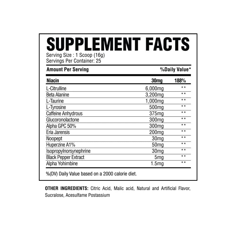 Alpha Nutrition Labs Twister Advanced Pre-Workout Powder (Raspberry Lemonade) Alpha Nutrition Labs Au supplements