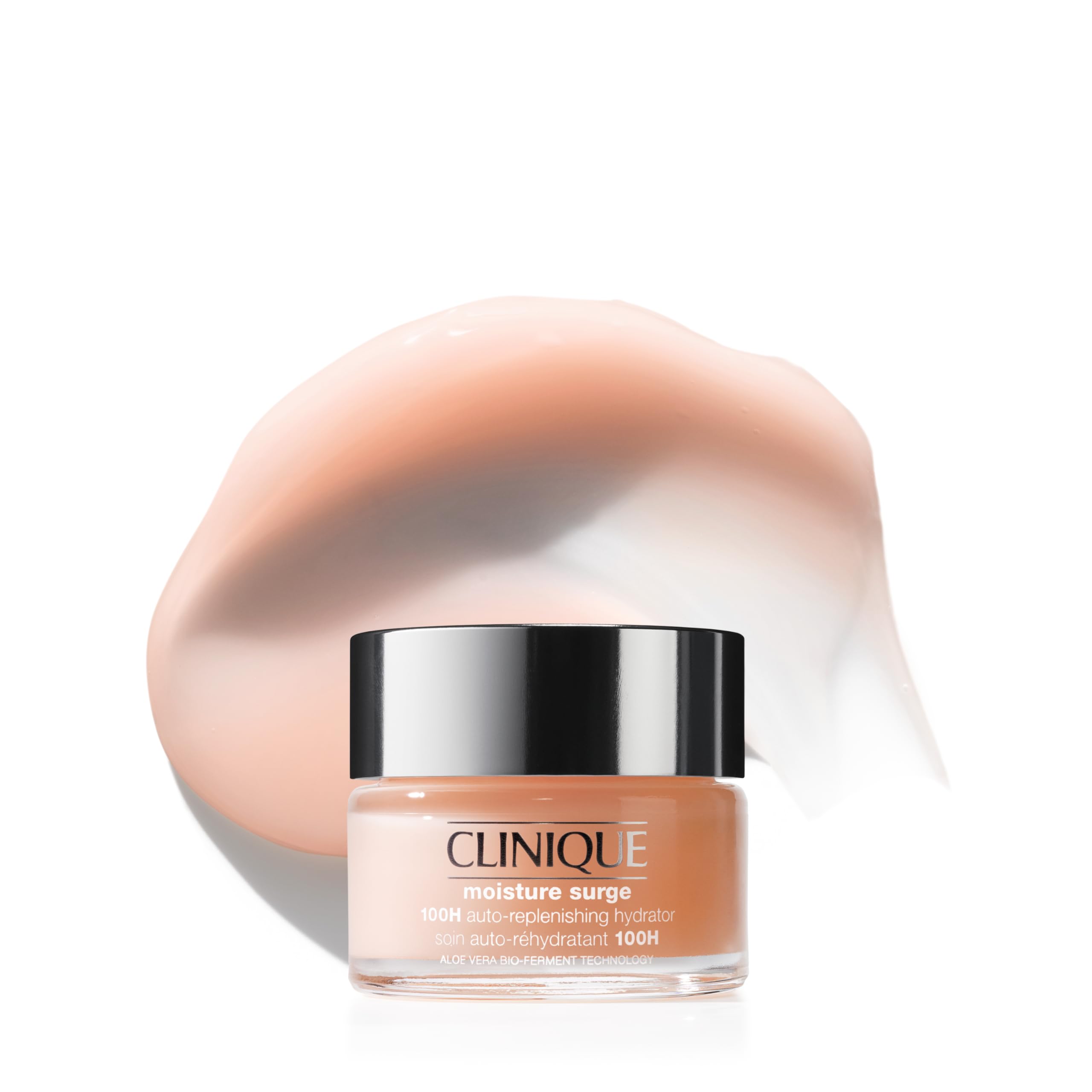 Clinique Moisture Surge 100H Auto-Replenishing Hydrator Oil Free Face Moisturizer | With Hyaluronic Acid, Aloe Bioferment and Vitamins C + E