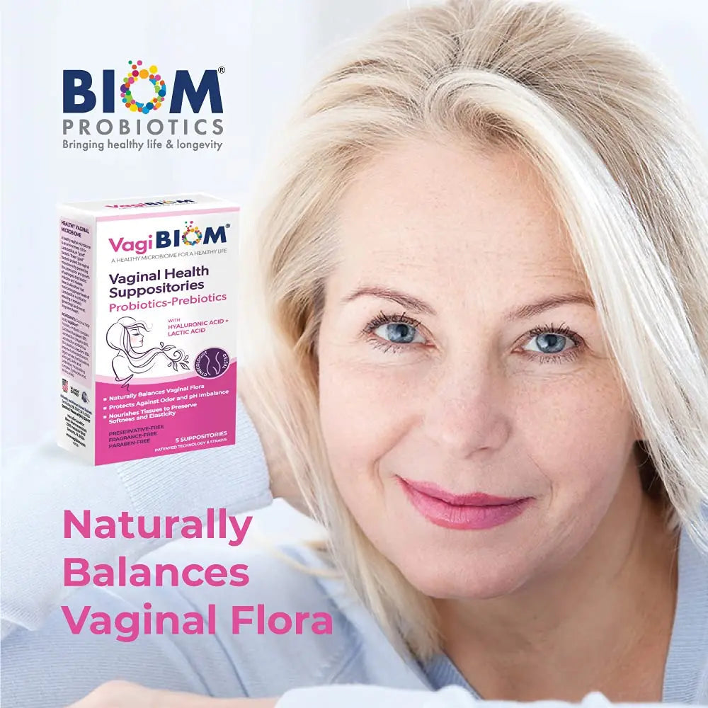 VagiBiom Lactobacillus Suppository: Microbiome Flora balance and Odor Control Regimen VagiBiom Au supplements