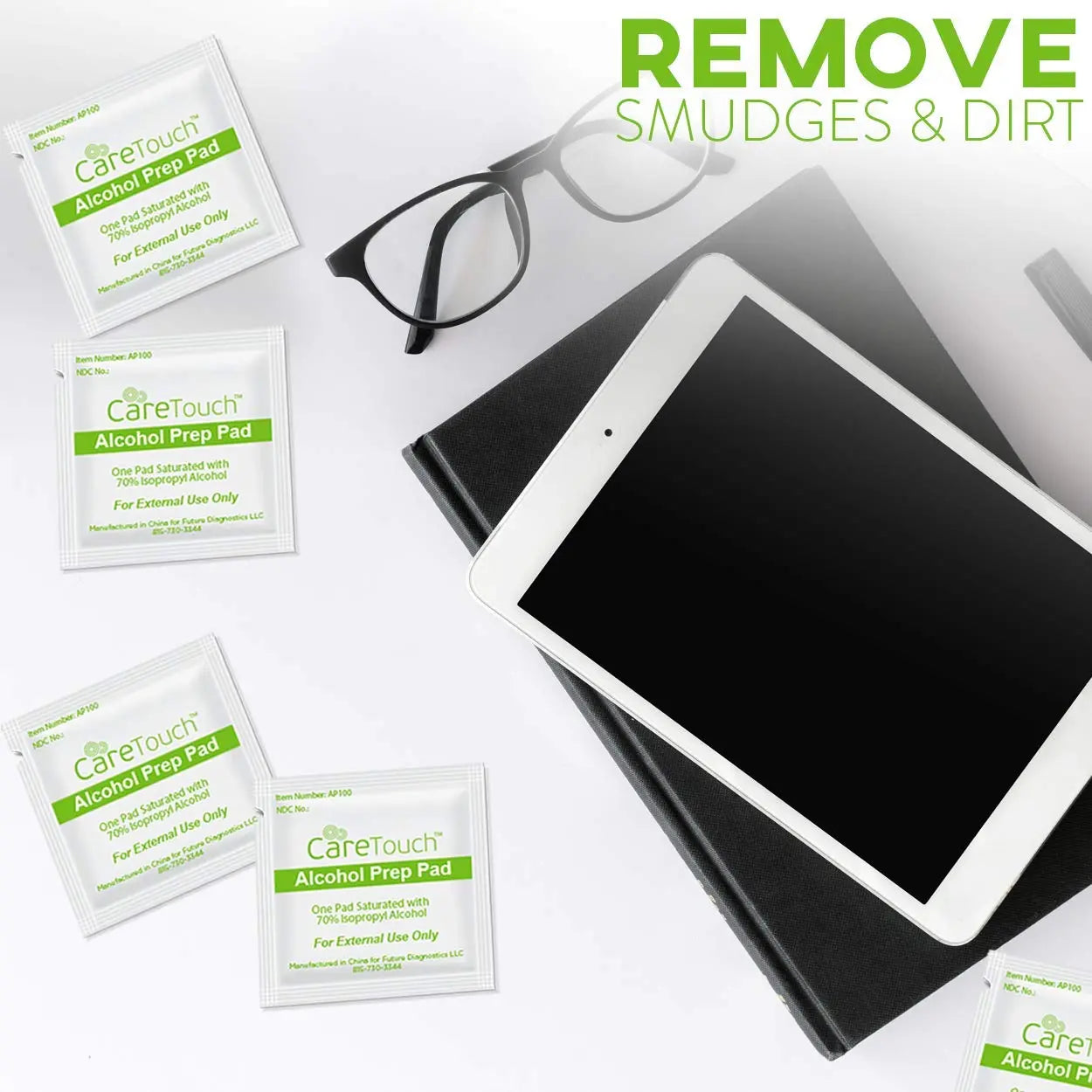 Care Touch Alcohol Wipes - Individually Wrapped Alcohol Prep Pads with 70% Isopropyl Care Touch Au supplements