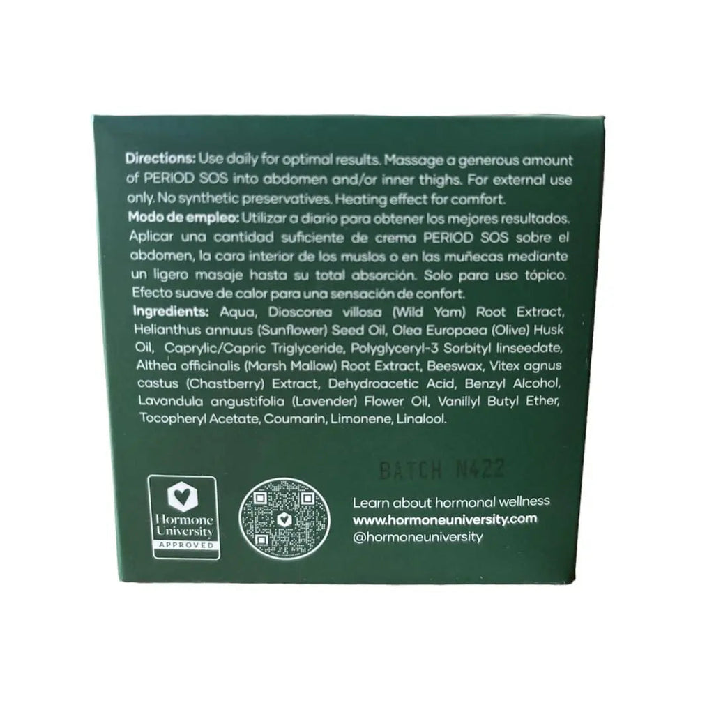 Glow Botanica | Period SOS - Real Wild Yam Cream for PMS Symptom Relief - Topical Supplement Glow Botanica Au supplements