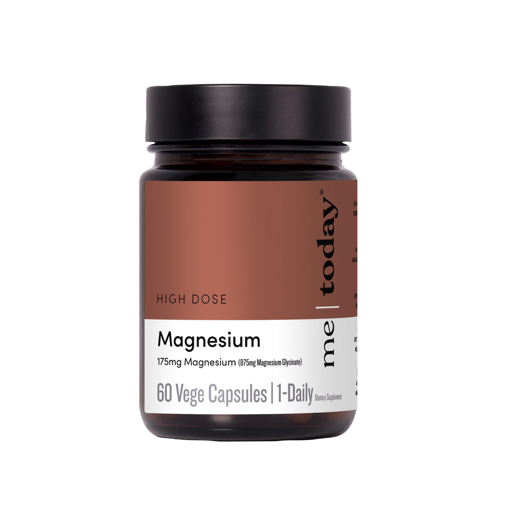 Me Today Magnesium Glycinate Supplement – 175mg High Absorption Magnesium Glycinate Capsule for Muscle Recovery, Nervous System Support,