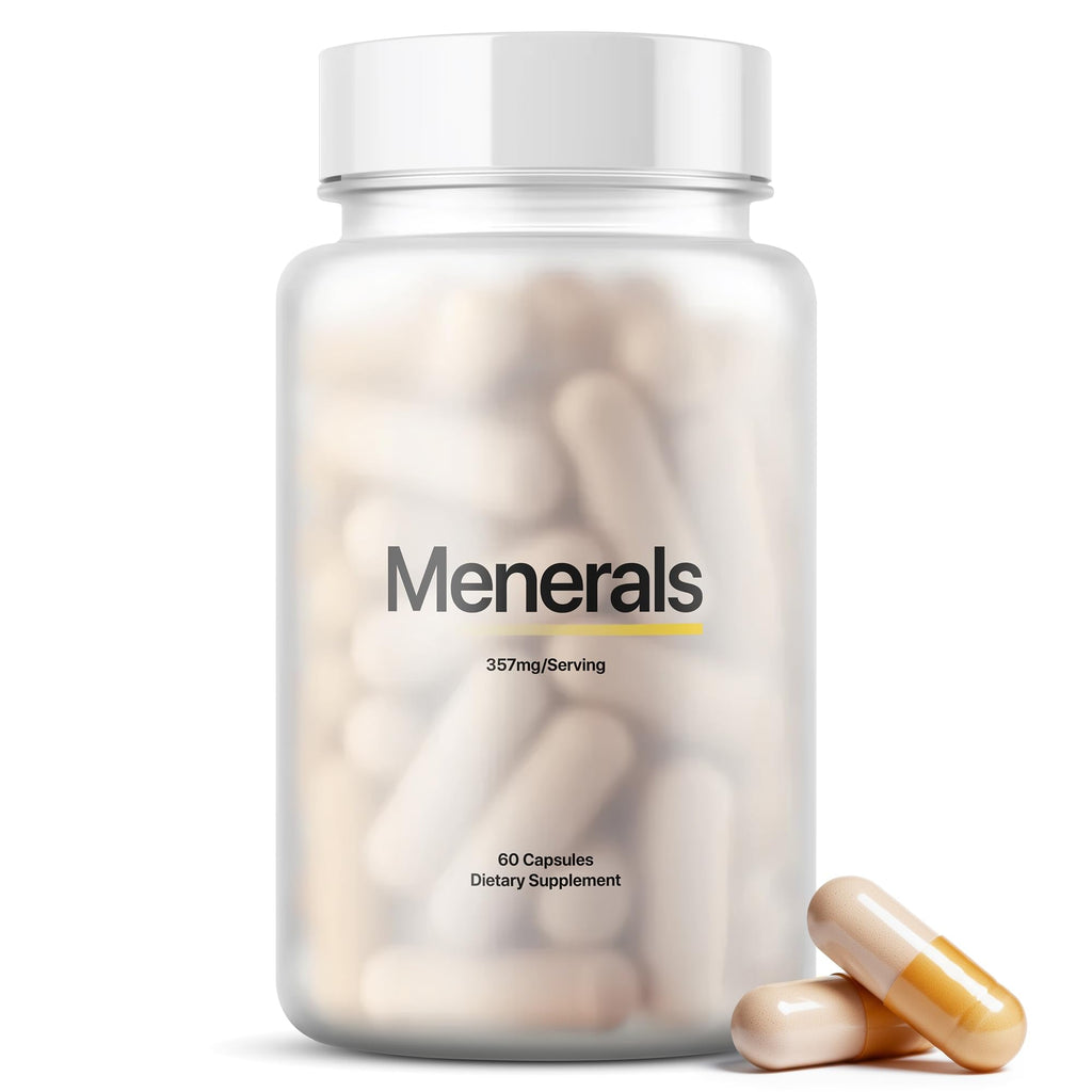 Menerals Mens Multivitamin – Powerful All in One Mineral Supplement for Men – Natural Trace Minerals with Fulvic Acid from Rich American Soil