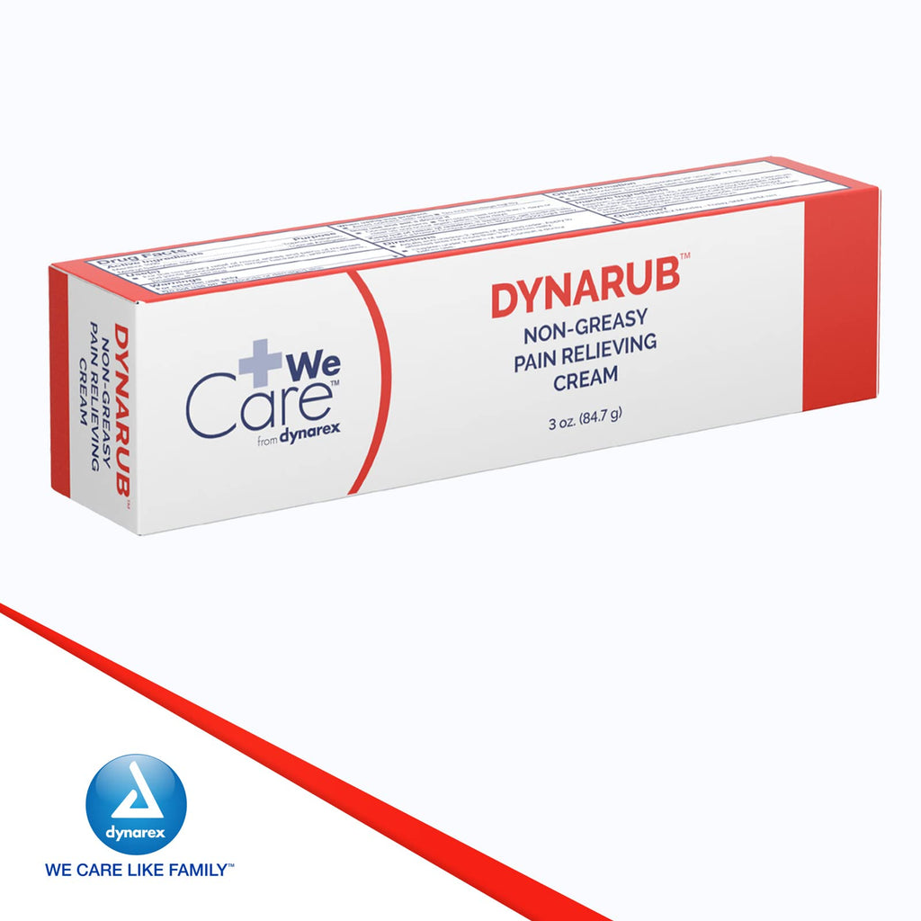 Dynarex DynaRub Cream - Mentholated Topical Muscle Pain Relief Cream - 10% Menthol, 15% Methyl Salicylate - Helps Soothe Joint Swelling & Soreness - Cooling, Non-Greasy Formula - 3oz, 1 Tube Dynarex Au supplements