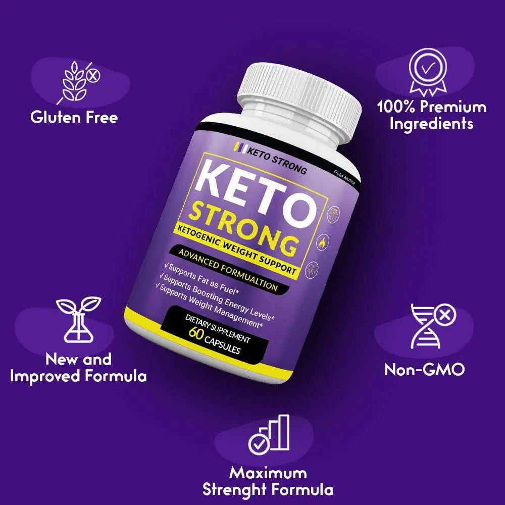 Gold Nutra (3 Pack) Keto Strong Diet Pills, New 2022 Formula, 3 Month Supply Gold Nutra Au supplements