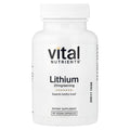 Vital Nutrients Lithium Orotate - Vegan Lithium Supplements for Memory, State of Mind, and Behavioral Health* - 20mg - Gluten, Dairy, Soy Free - 90 Capsules
