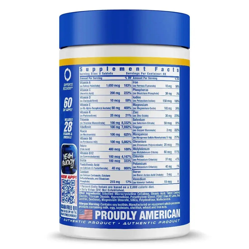 Ronnie Coleman Signature Series Vita XS Multivitamin for Men and Women, Daily Nutritional Support with B Vitamins and Minerals Ronnie Coleman Signature Series Au supplements