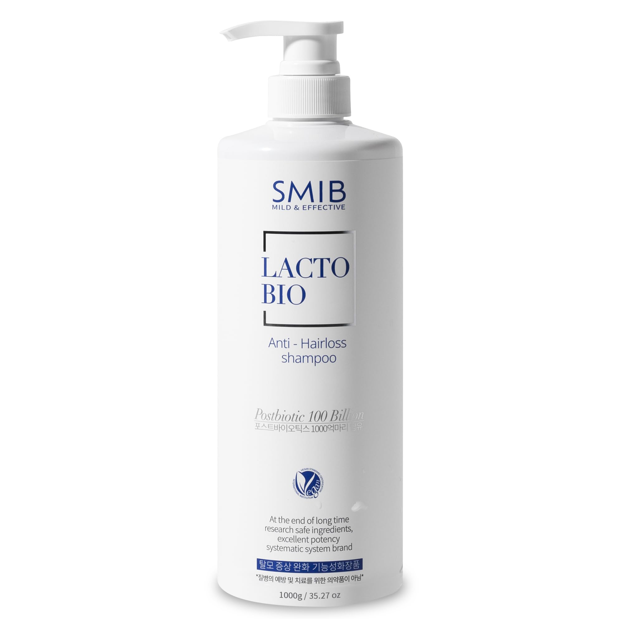 SMIB Lactobio Shampoo – With 100 Billion Postbiotics – For Fuller-Looking Hair and Scalp Care – Korean-Inspired Formula (35.27 oz) SMIB Au supplements