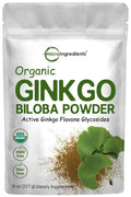 Micro Ingredients Raw Organic Ginkgo Biloba Powder, 8 Ounce (18 Months Supply) Micro Ingredients Au supplements