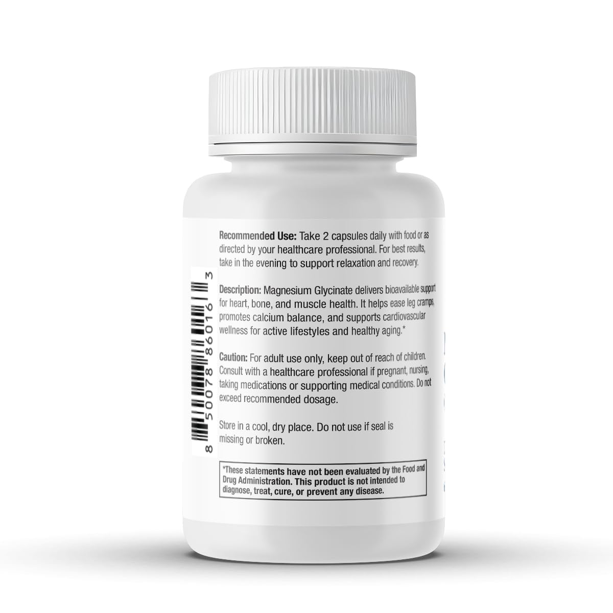 Scientific Health Solutions Magnesium Glycinate 150 mg – High‑Absorption Magnesium for Heart, Bone & Muscle Health – Supports Leg Cramps & Cardiovascular Function – Gentle on Stomach, Vegan, 60 Count Scientific Health Solutions Au supplements