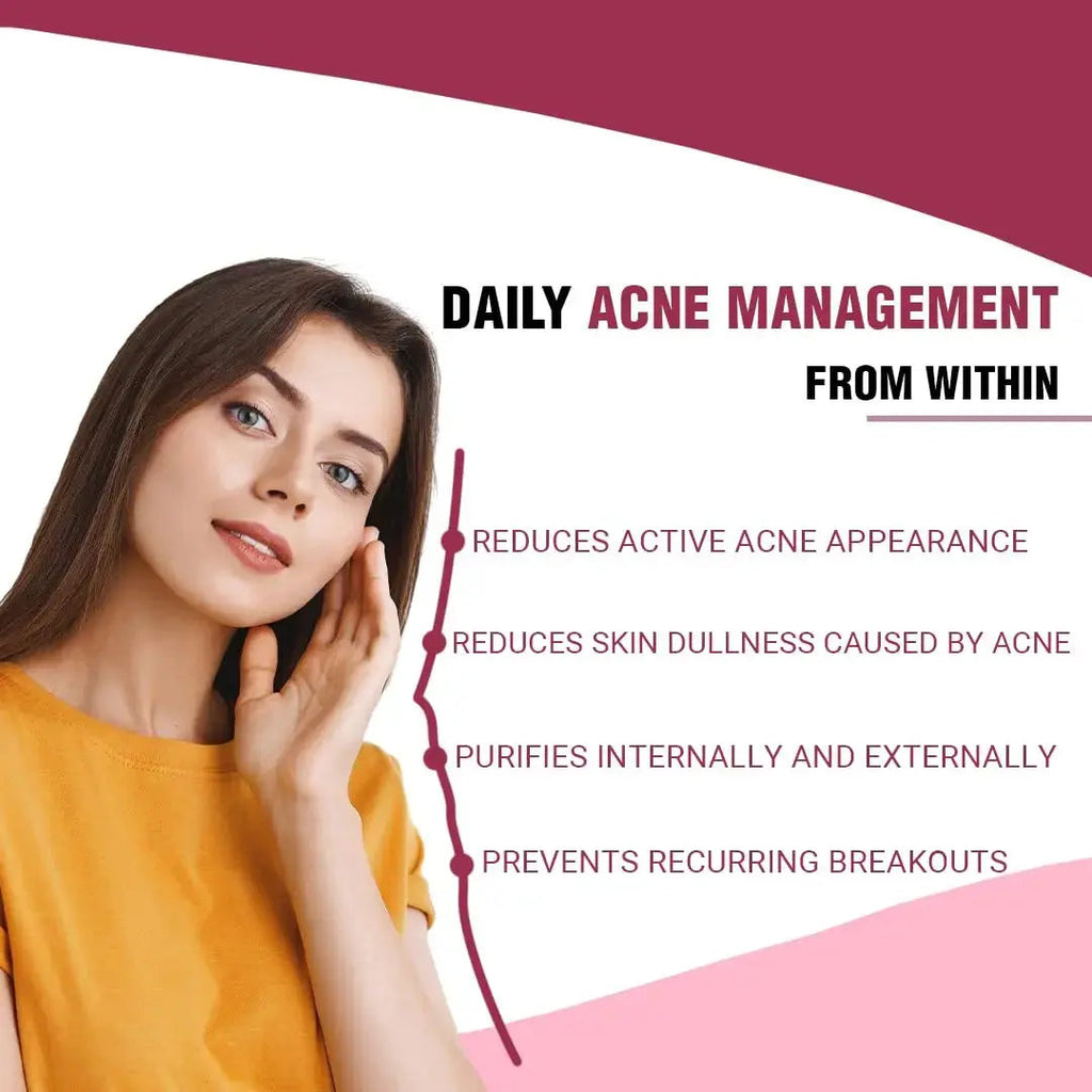 iMeMyself Clear Skin Support | 90 Capsules – with Zinc, Vitamin A, Niacinamide, Berberine, Glutathione, Neem, Probiotics, Green Tea & Herbal Extracts iMeMyself Au supplements