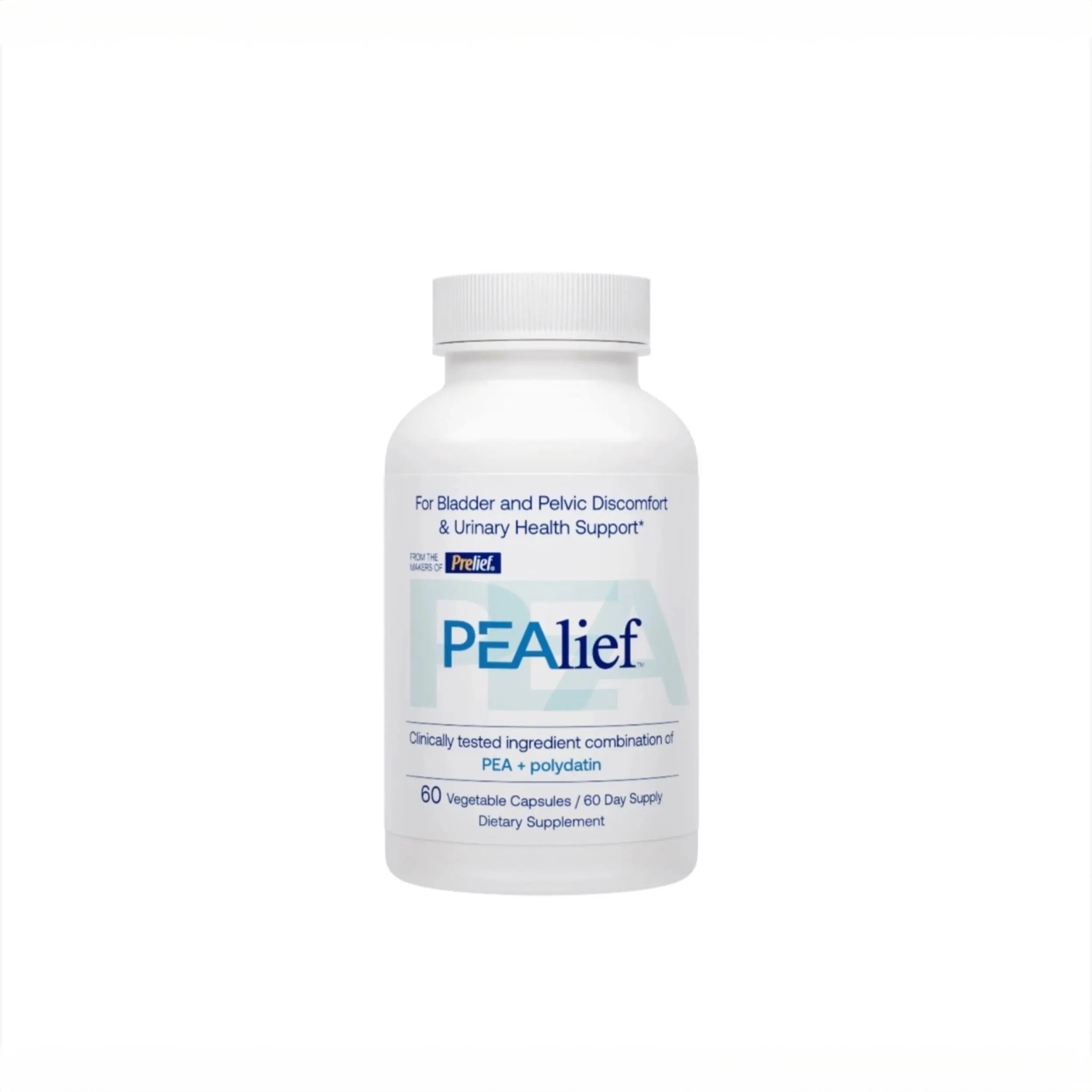 PEAlief Pea + Polydatin – New Bladder & Urinary Comfort Support with Clinically Tested Ingredient Combination — One Pill Per Day, 60 Day Supply PEAlief Au supplements