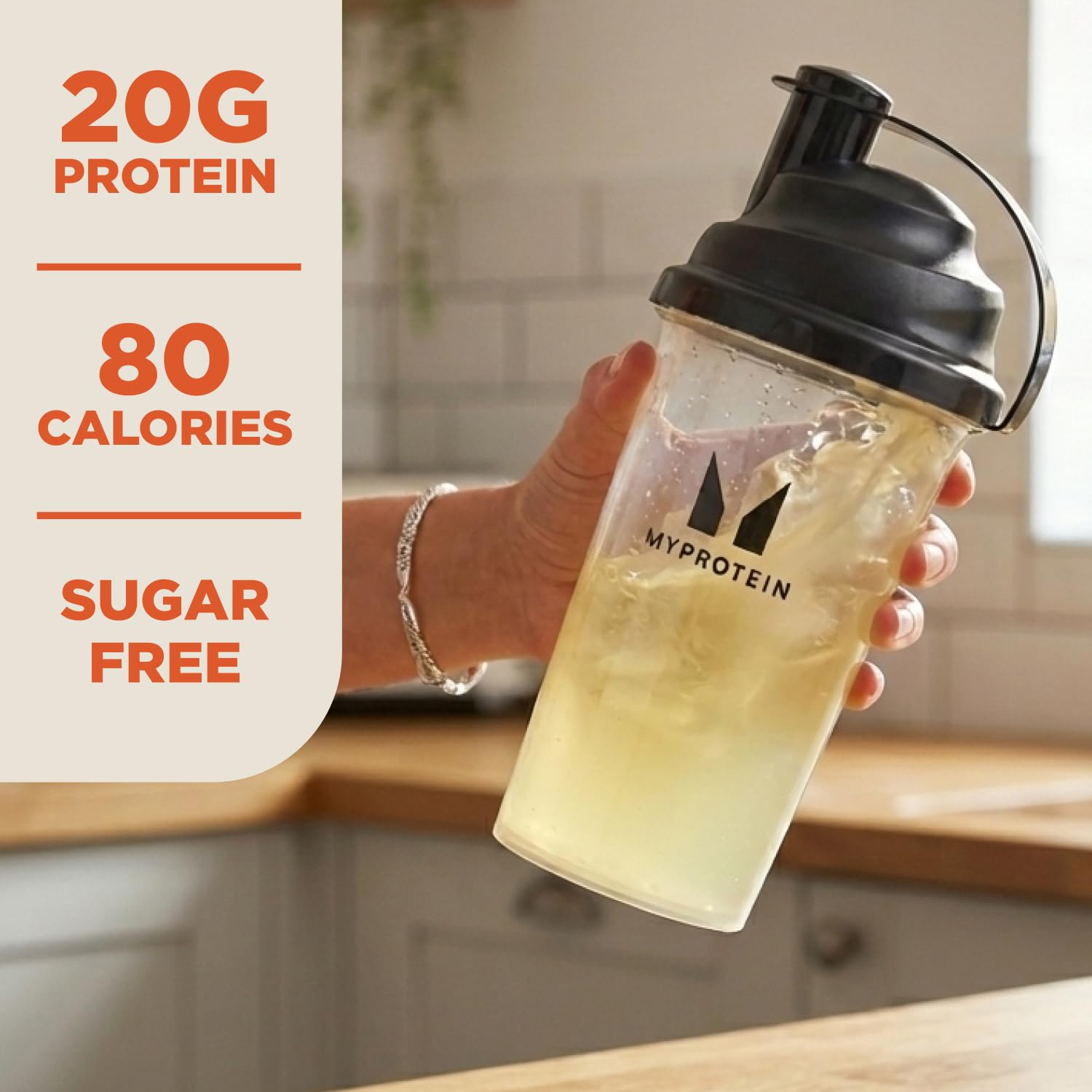Myprotein Clear Whey Isolate Protein Powder, 35 Servings (1.9lbs) Lemonade, 20g Protein per Serving, Naturally Flavored Drink Mix, Daily Protein Intake for Superior Performance