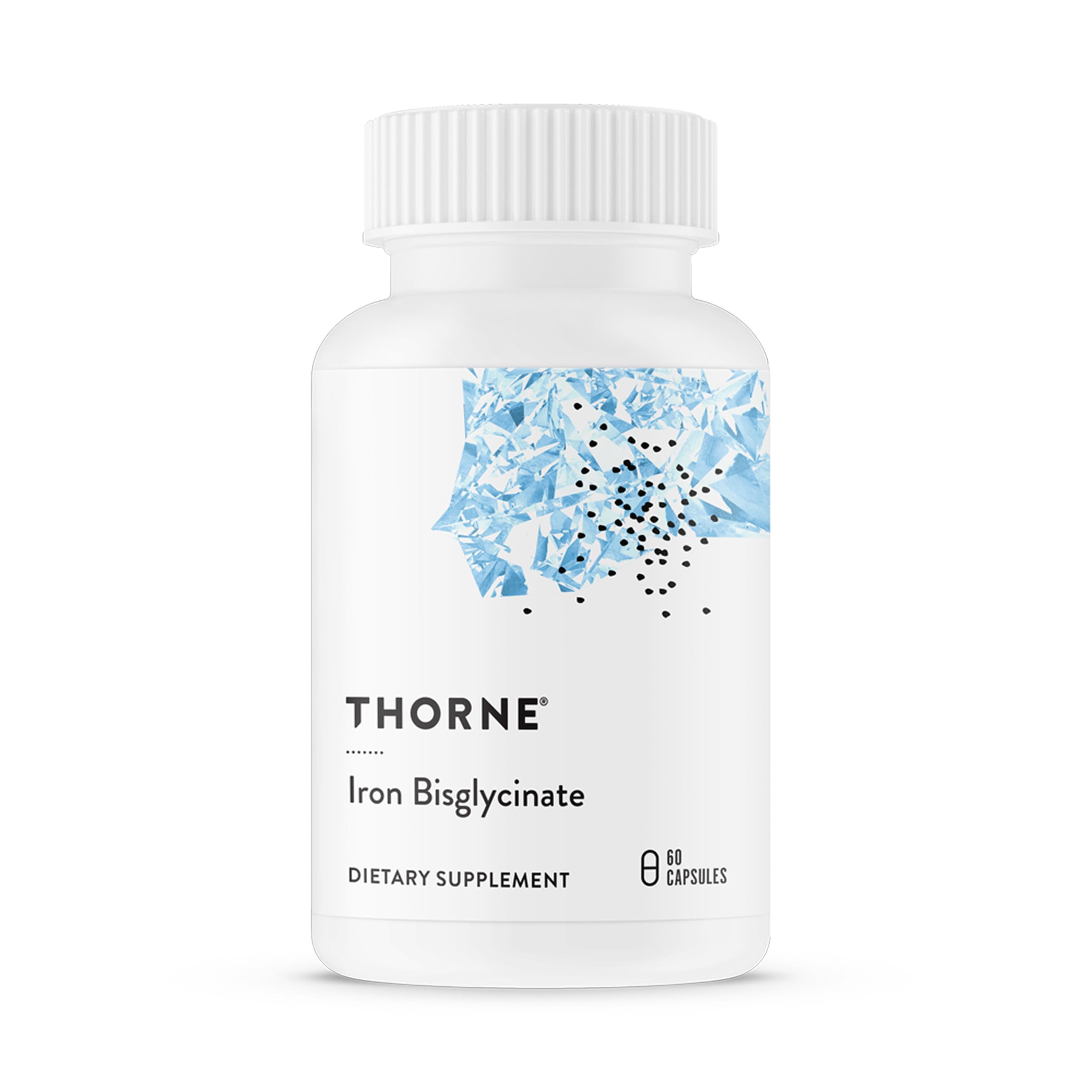 THORNE - Iron Bisglycinate - 25 mg Iron Supplement for Enhanced Absorption Without Gastrointestinal Side Effects