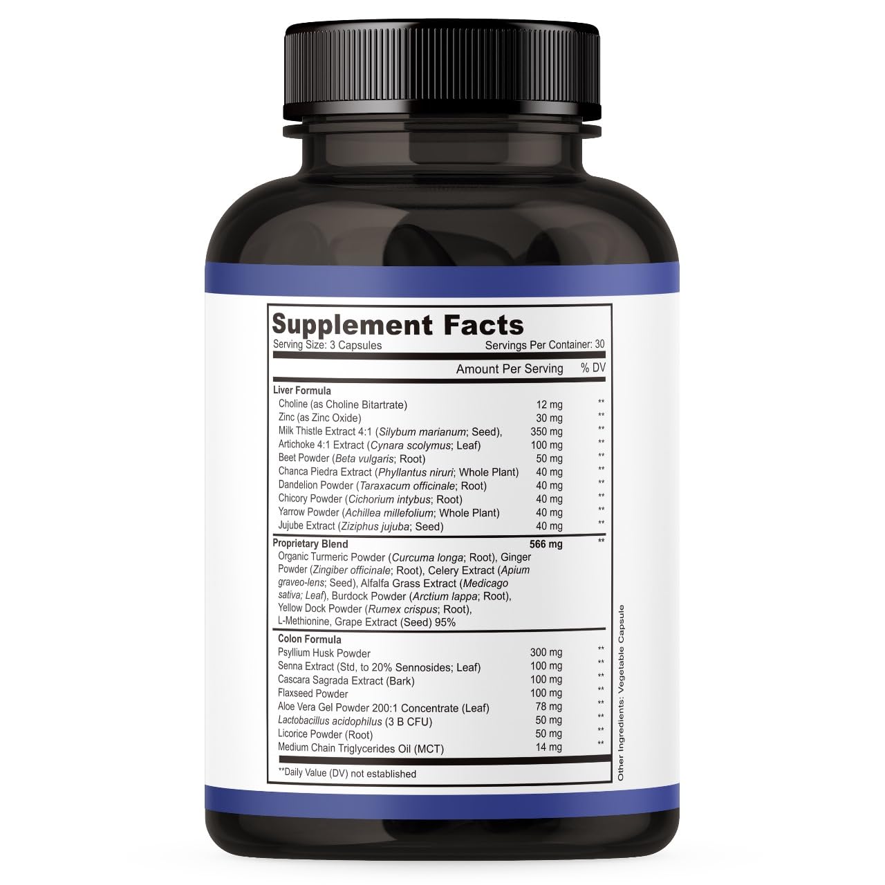 Nutreb Liver & Colon Cleanse - 2X Stronger - Liver Cleanse Detox & Repair - Colon Cleanser & Detox - Premium Milk Thistle Supplement
