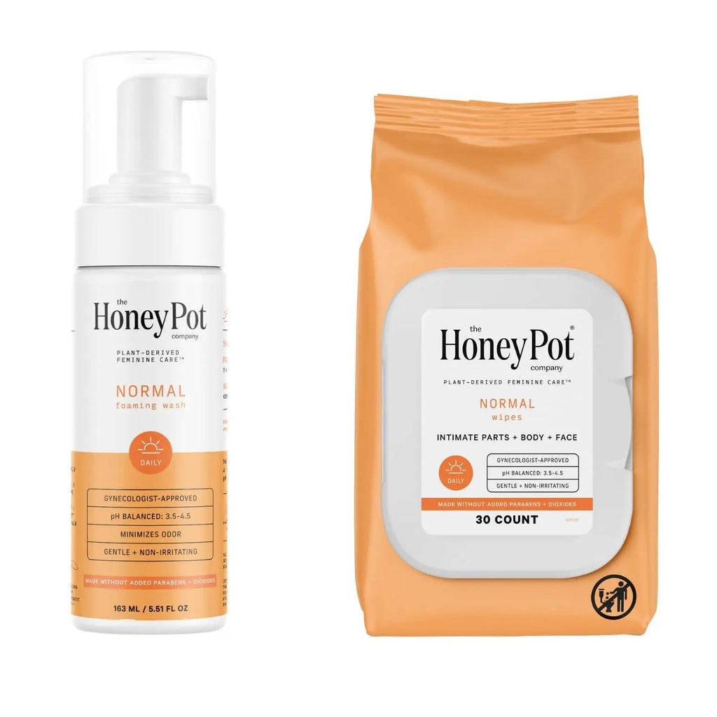 The Honey Pot - Feminine Wash & Feminine Wipe Bundle - Includes Unscented Ph Balance The Honey Pot Company Au supplements