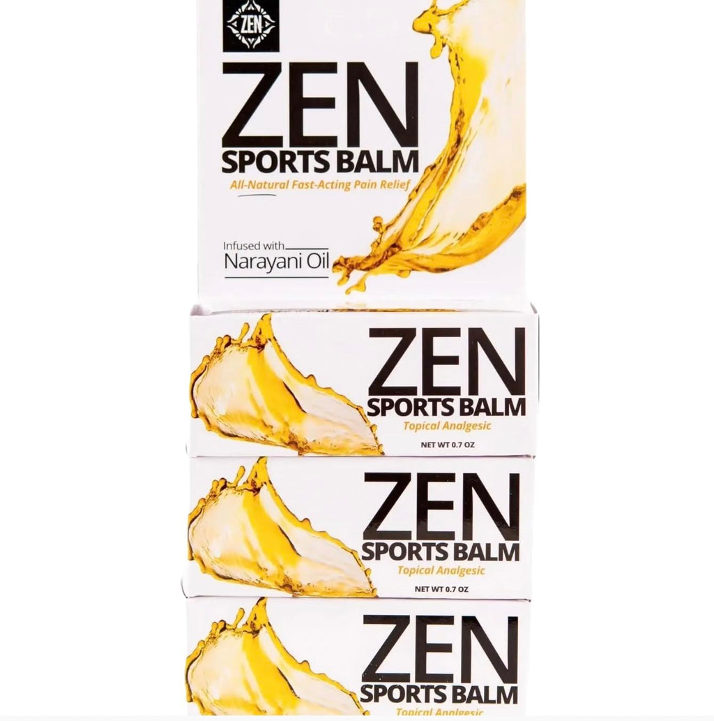 ZEN Sports Balm with Narayani Oil- Cramps, Backaches and Other Workout & Exercise Injuries, Fast-Acting (Pack of 3) ZEN Au supplements