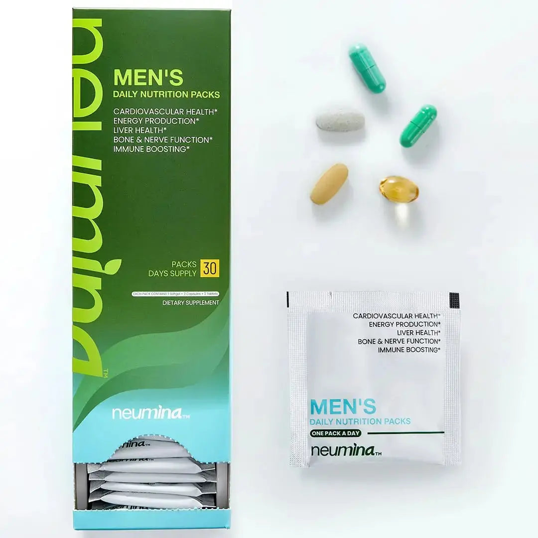 NEUMINA Multivitamin for Men, All-in-One Vitamin Packs for Liver Support, Energy Production, Bone Health, Stress Relief NEUMINA Au supplements
