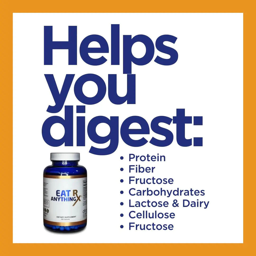 Dirobi Eat Anything Rx Xylose Isomerase Supplement, Digestive Enzymes for Fructose Dirobi Au supplements