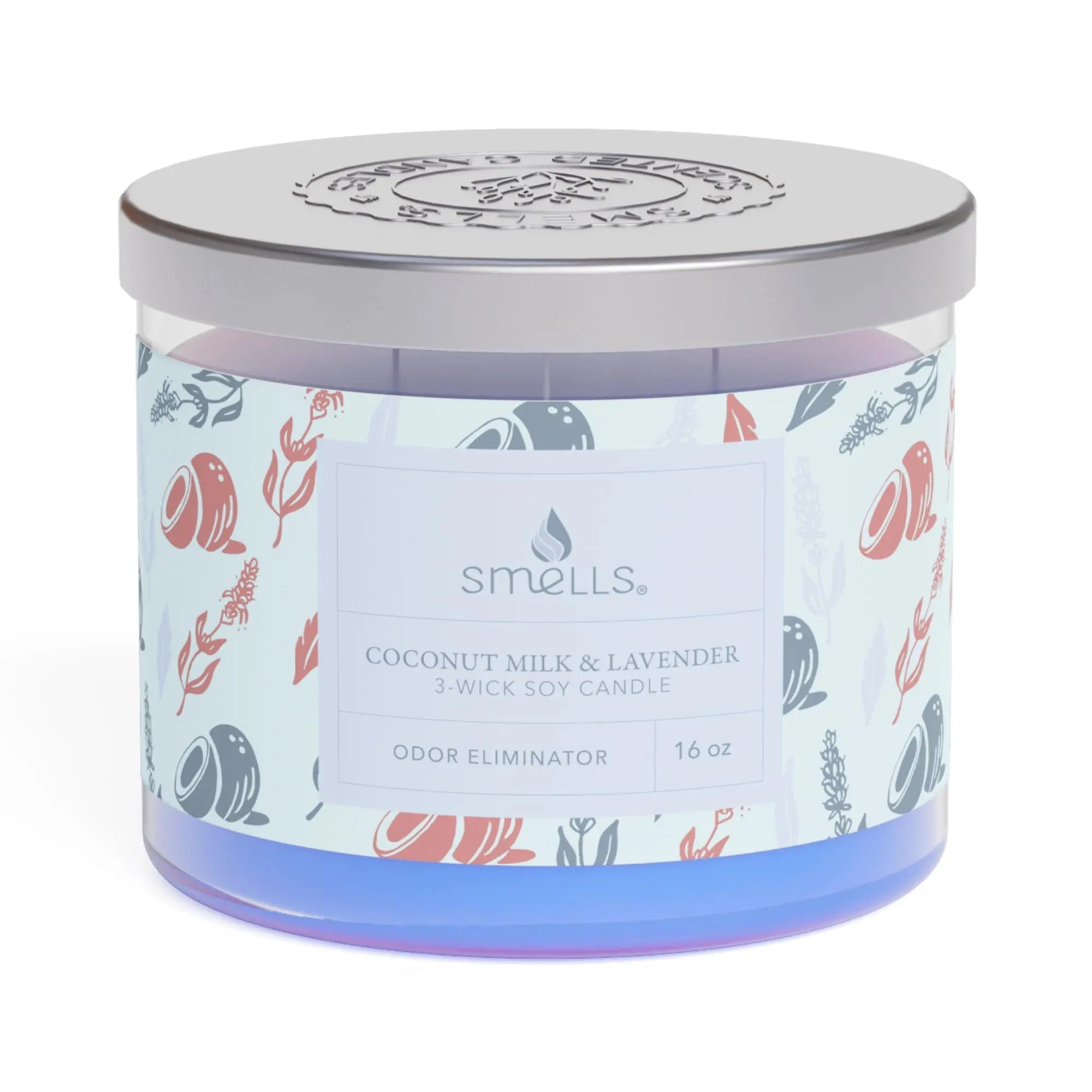 Smells - Odor Eliminator - Premium Soy Wax Jar Scented Candle 12oz. and 16oz. - 100% Cotton Single Wick SmellS Au supplements